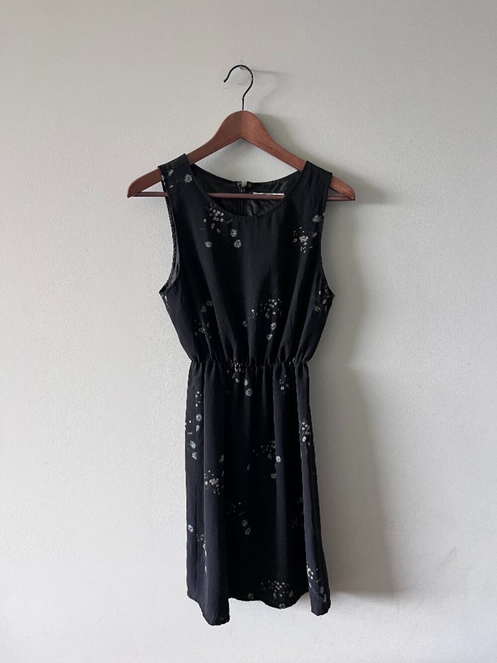 Vintage BEIS Black Floral Dress - XS